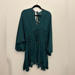 Arzel Mini Dress Free People in Palm Leaf